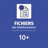 Fichier des établissements de 10 salariés et plus de l'Indre et Loire (37)